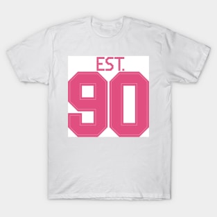 Est. 90 pink T-Shirt